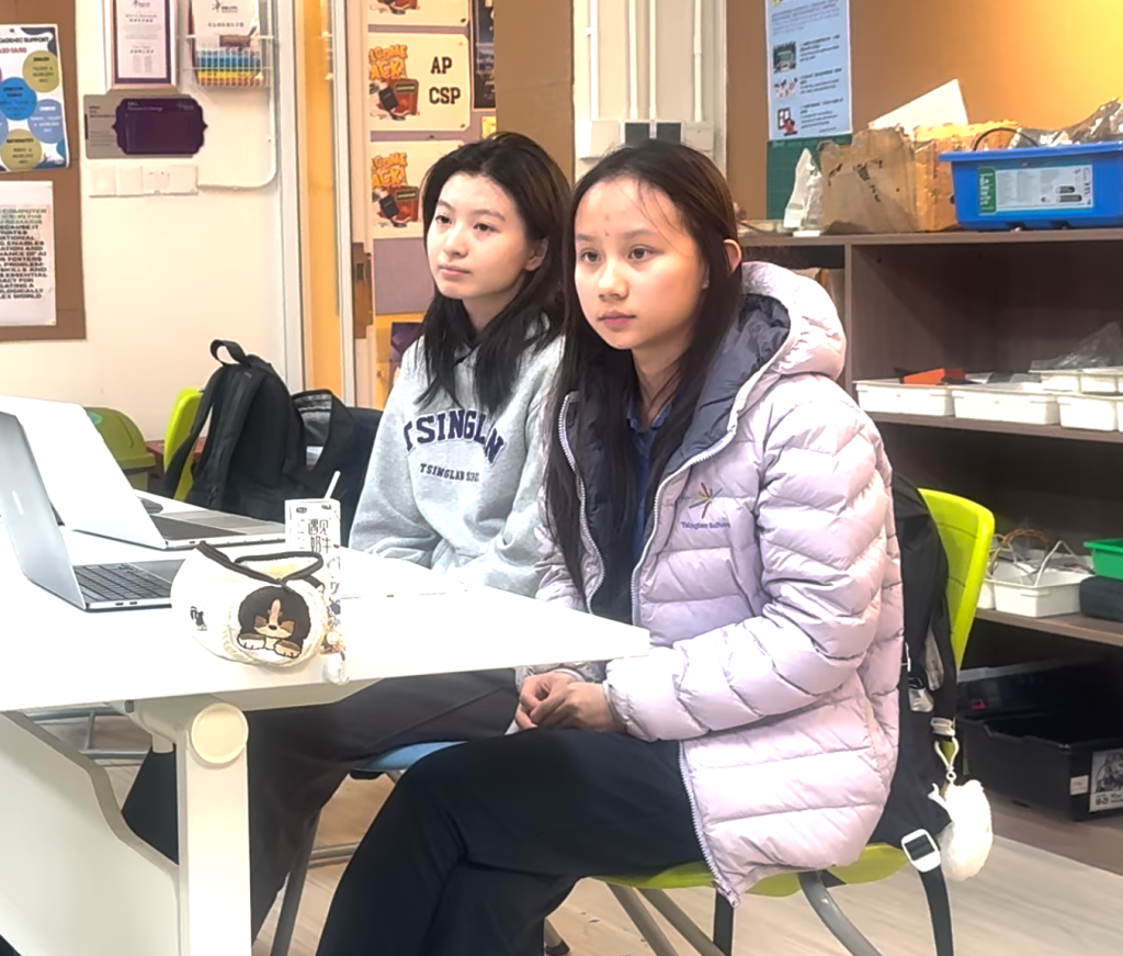 A screenshot of students answering questions during their oral defense